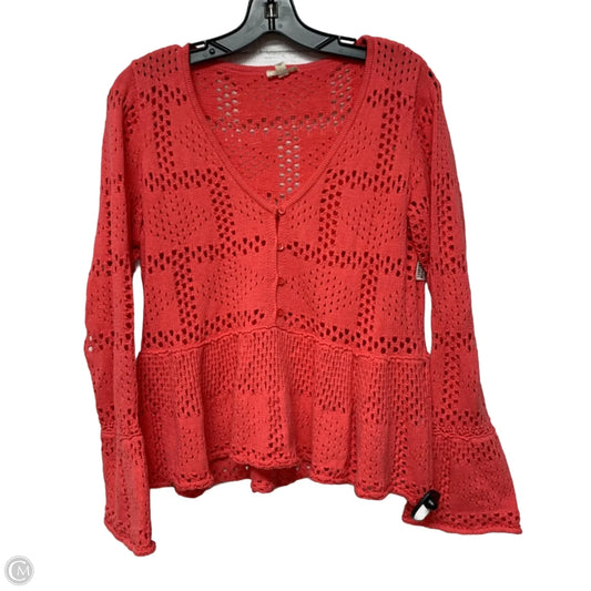 Top Long Sleeve By Pilcro In Coral, Size: Xs