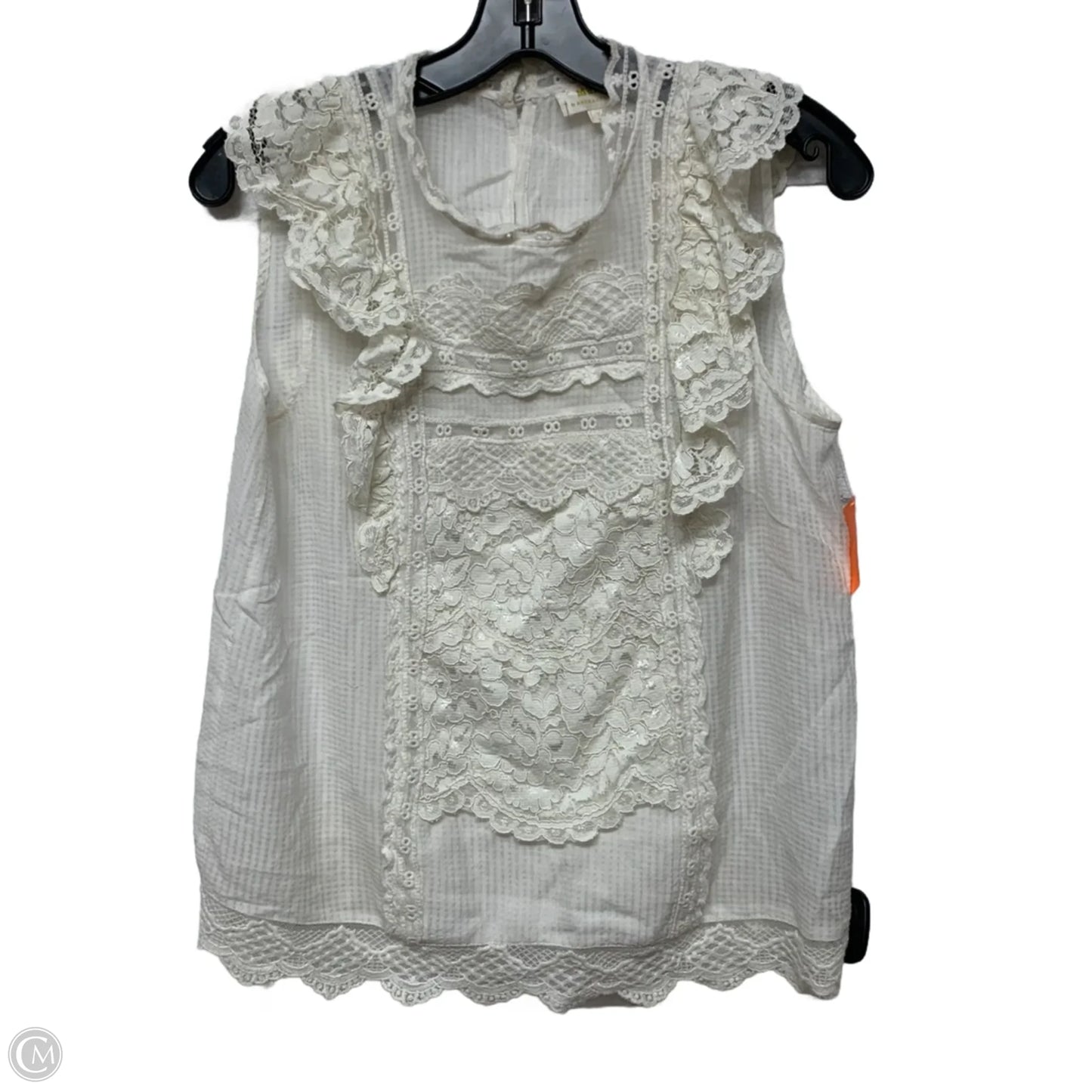 Top Sleeveless By Maeve In White, Size: S