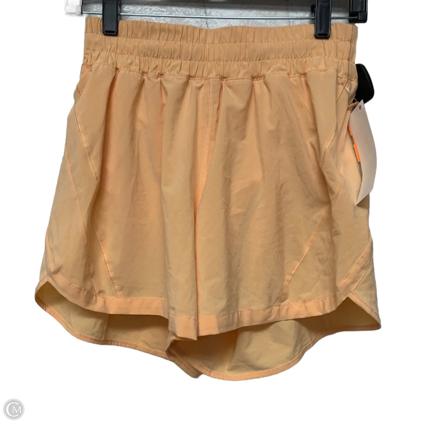 Athletic Shorts By Lululemon In Orange, Size: S