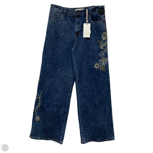 Jeans Wide Leg By Charlie B In Blue Denim, Size: 10