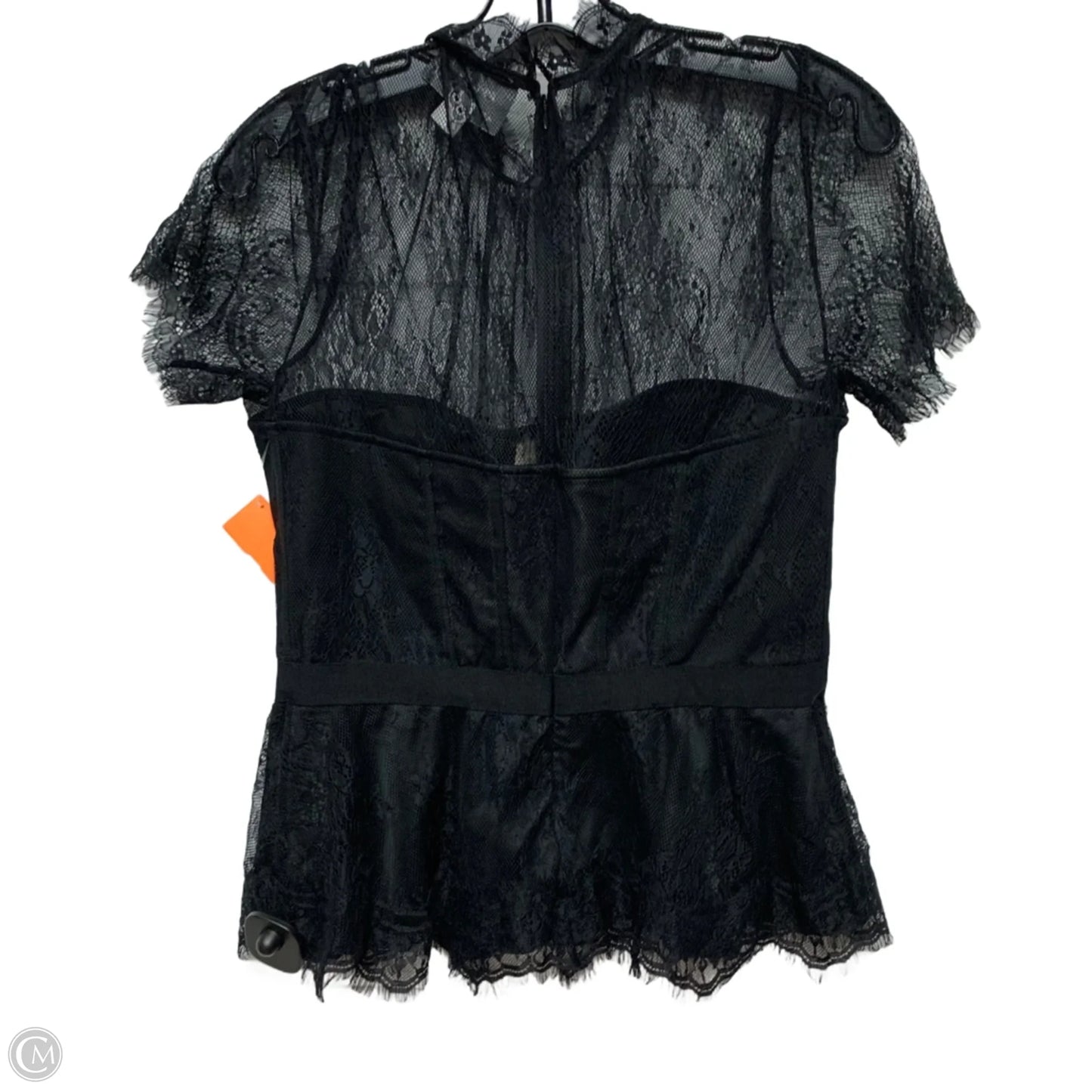 Top Short Sleeve By Mare Mare In Black, Size: M