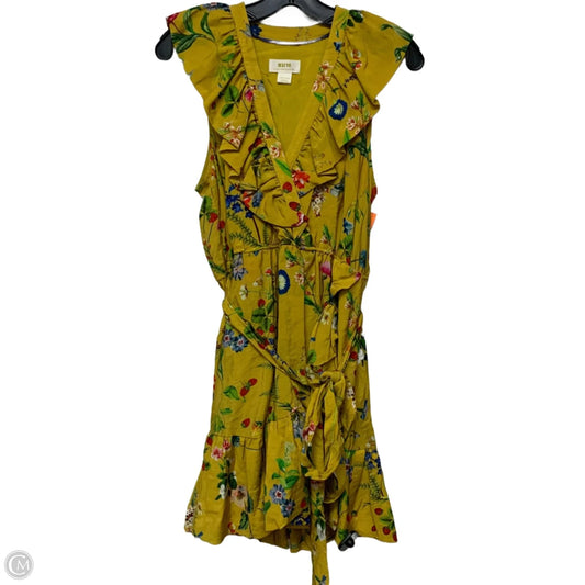 Dress Casual Short By Maeve In Yellow, Size: M