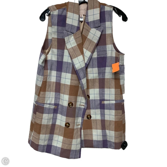 Vest Other By Hutch In Cream & Purple, Size: S