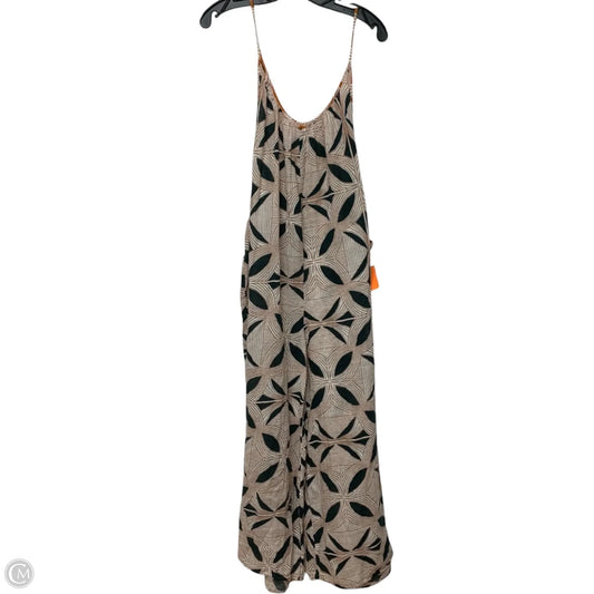 Dress Casual Maxi By Anthropologie In Orange & White, Size: M