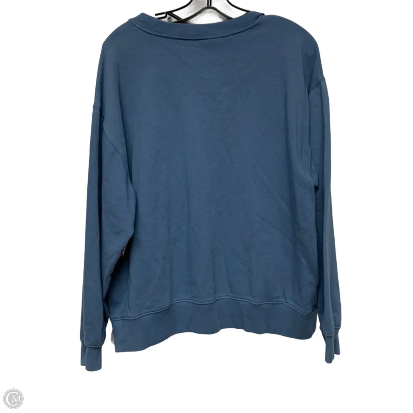 Sweatshirt Crewneck By Gap In Blue, Size: L
