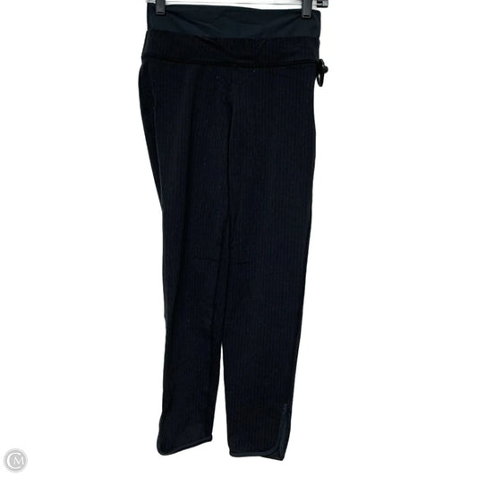 Athletic Leggings By Lululemon In Black & Grey, Size: S