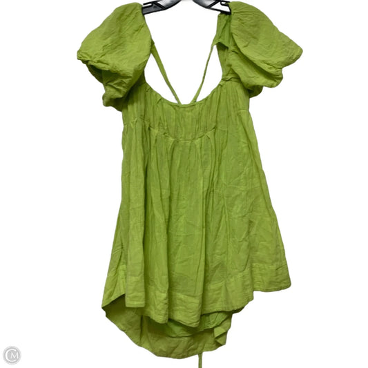 Dress Casual Short By Free People In Chartreuse, Size: S