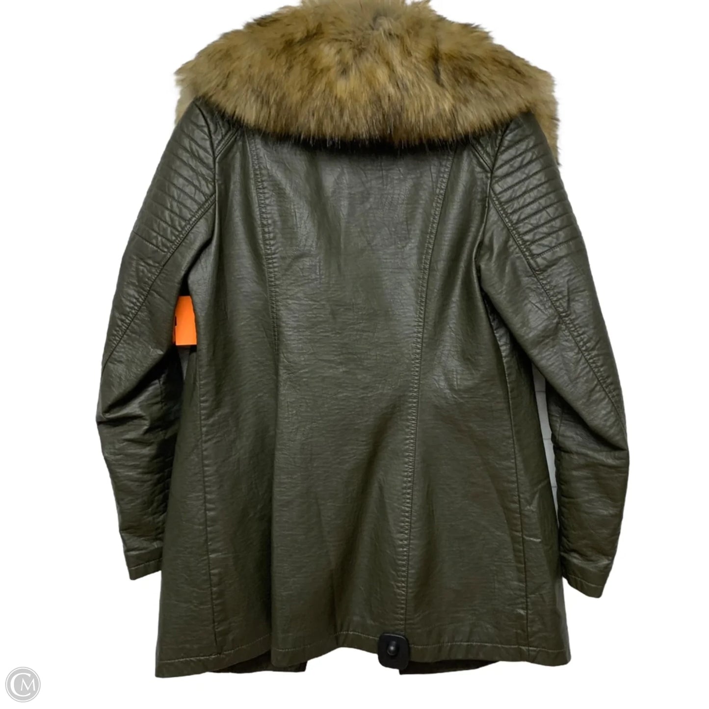 Jacket Moto By love token In Green, Size: M