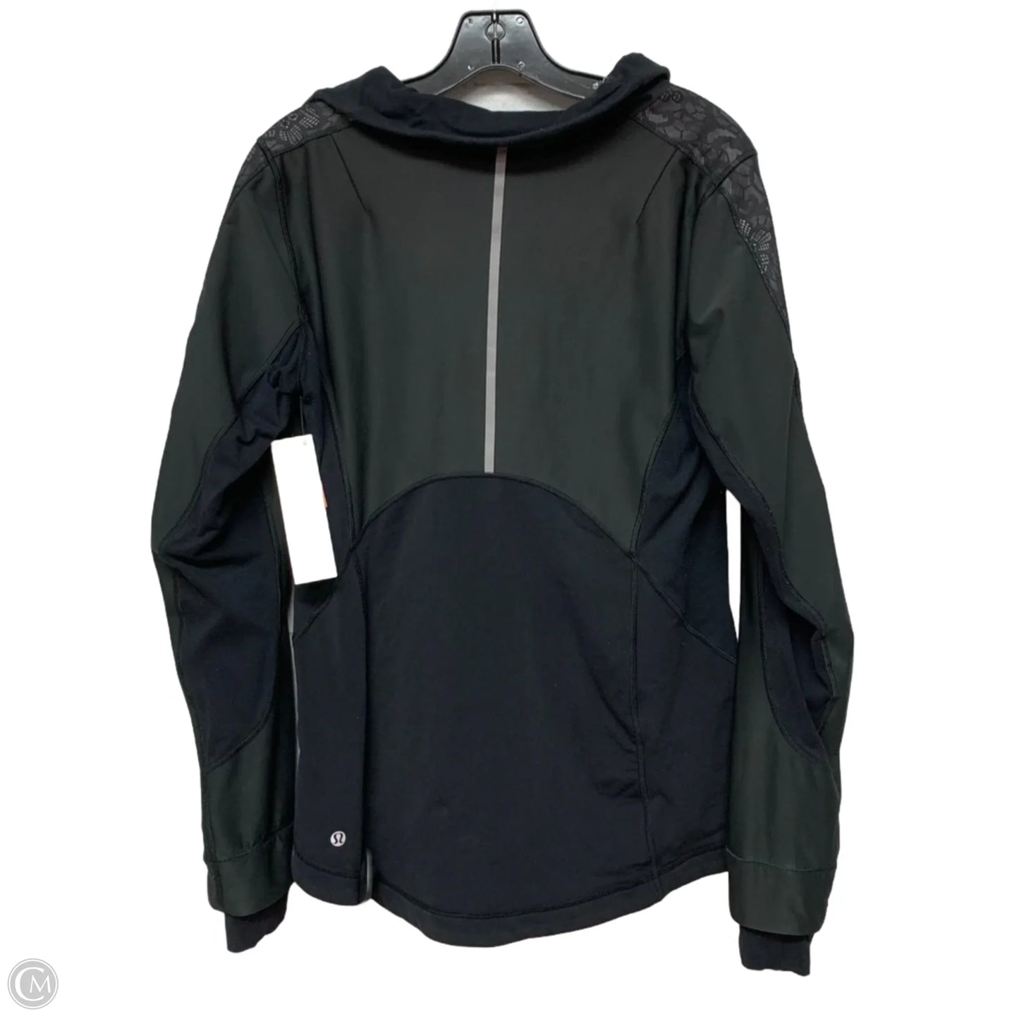 Athletic Jacket By Lululemon In Black, Size: M