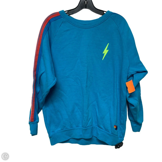 Sweatshirt Crewneck By Aviator Nation In Blue, Size: L