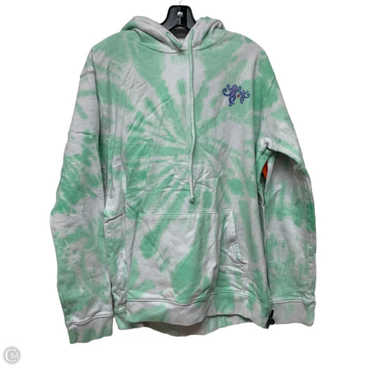Sweatshirt Hoodie By Roller Rabbit In Green & White, Size: Xl