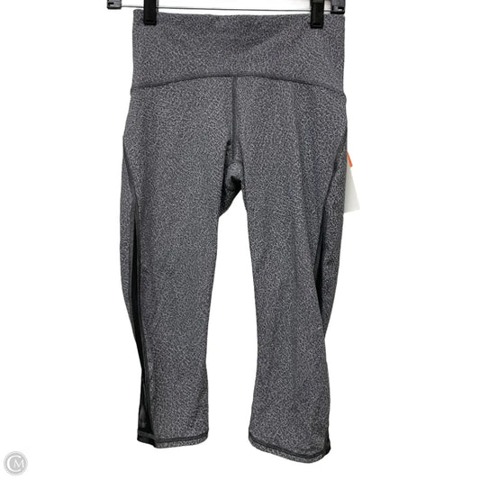 Athletic Capris By Lululemon In Grey, Size: S