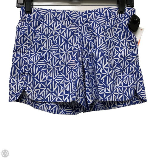 Shorts Designer By Lilly Pulitzer In Blue & White, Size: Xxs