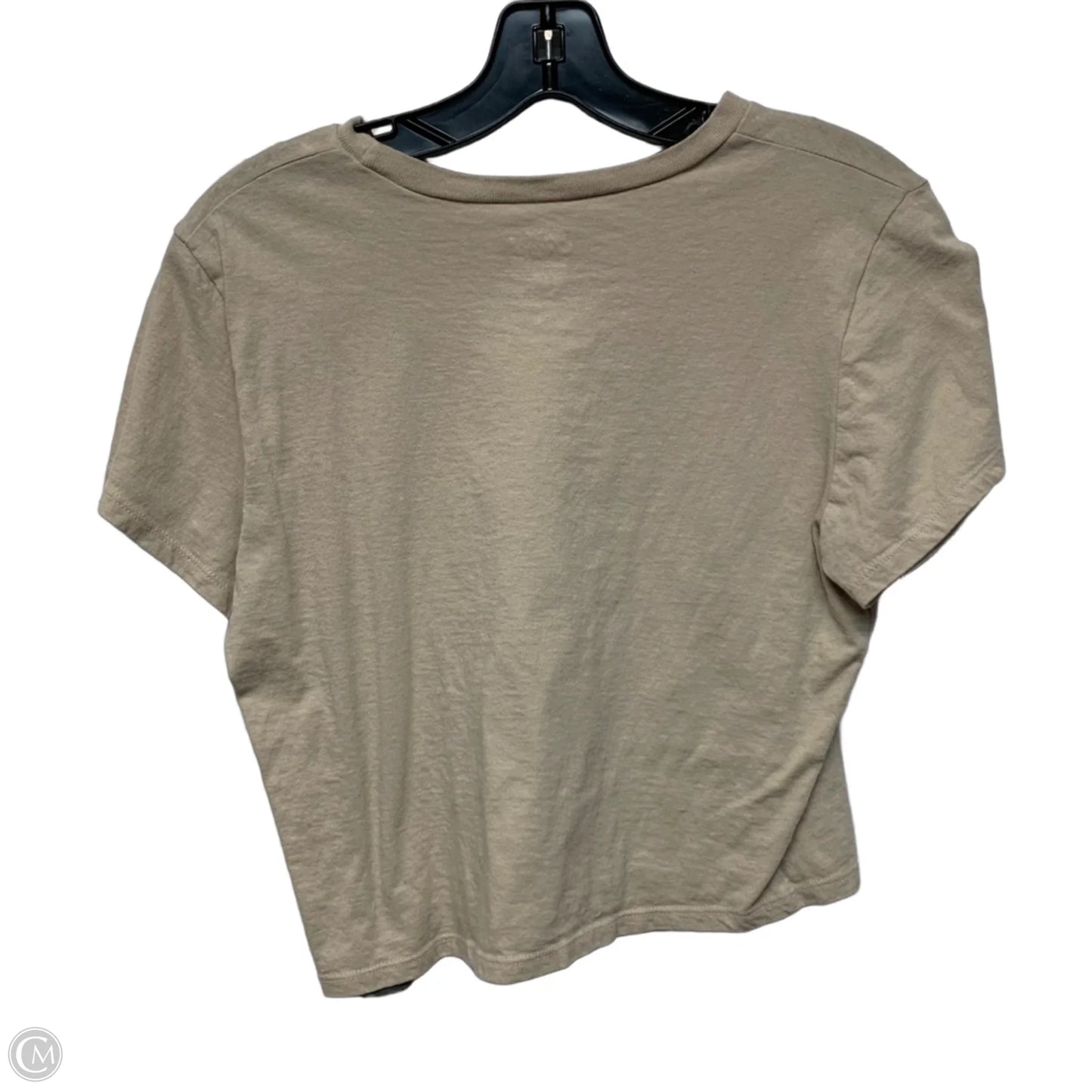 Top Short Sleeve By Ford In Beige, Size: L