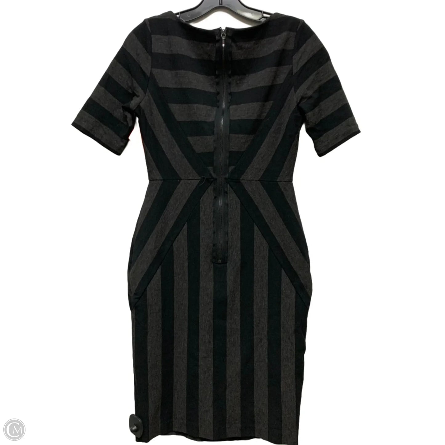 Dress Casual Short By Maeve In Black & Grey, Size: S