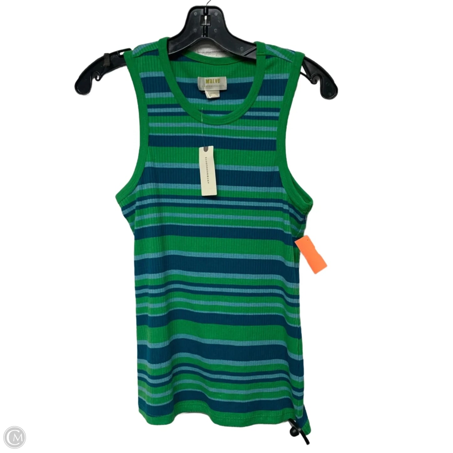 Top Sleeveless By Maeve In Blue & Green, Size: M