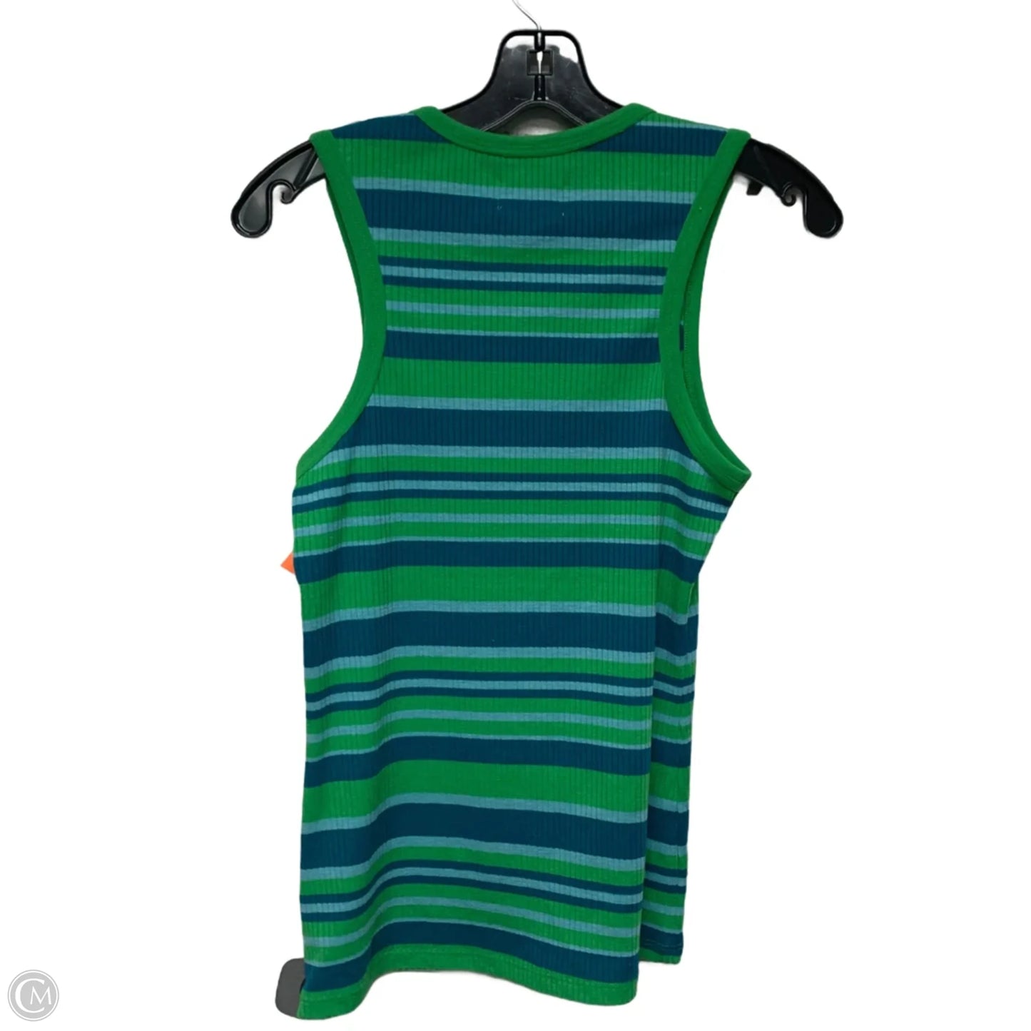 Top Sleeveless By Maeve In Blue & Green, Size: M