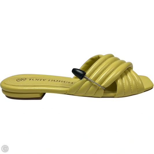 Shoes Designer By Tory Burch In Yellow, Size: 8.5