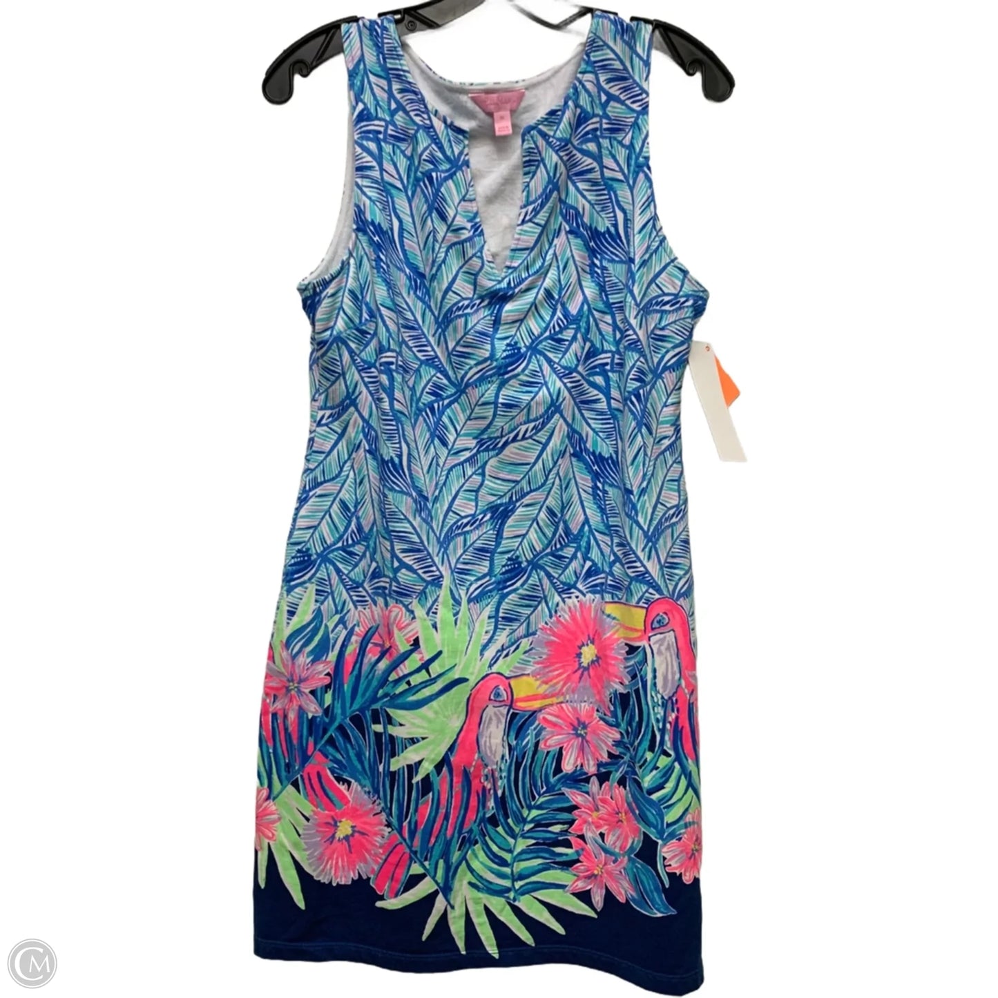 Dress Designer By Lilly Pulitzer In Blue & Purple, Size: M