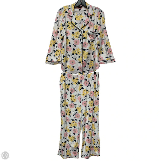 Lounge Set Designer By Kate Spade In Blue & White, Size: M