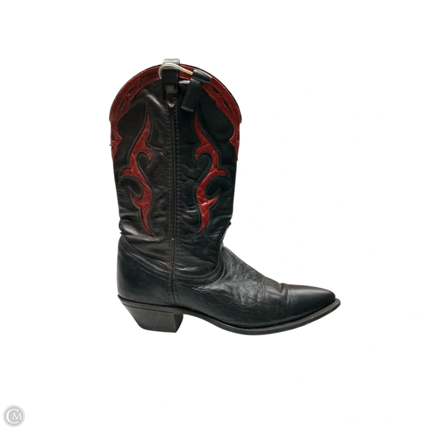 Boots Western By Dingo In Black & Red, Size: 7.5