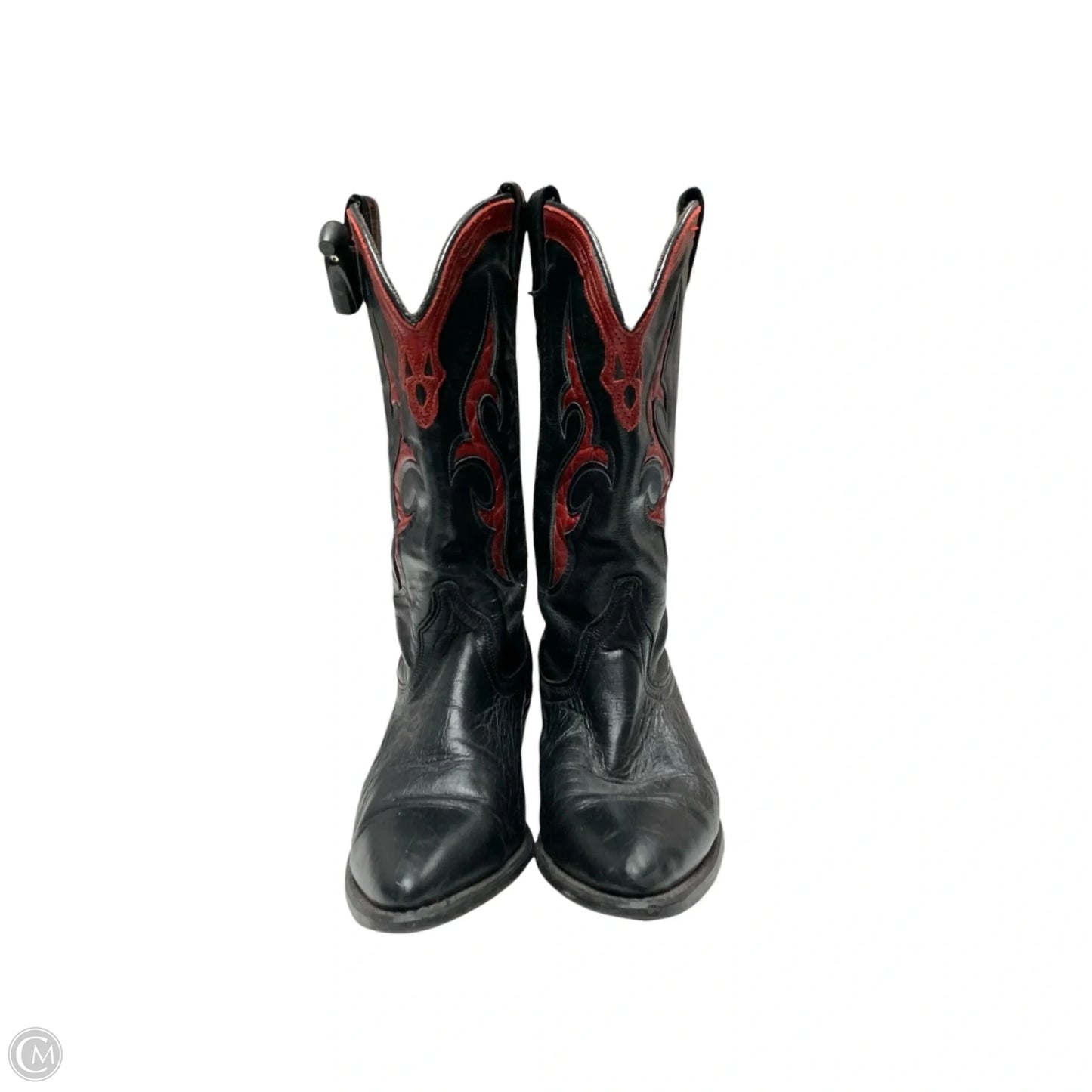 Boots Western By Dingo In Black & Red, Size: 7.5