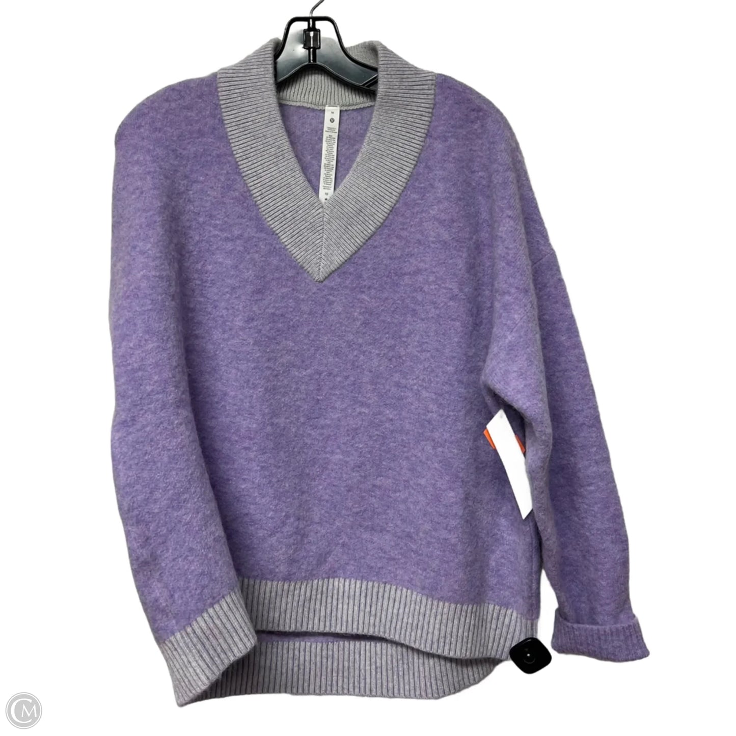 Sweater By Lululemon In Purple, Size: M