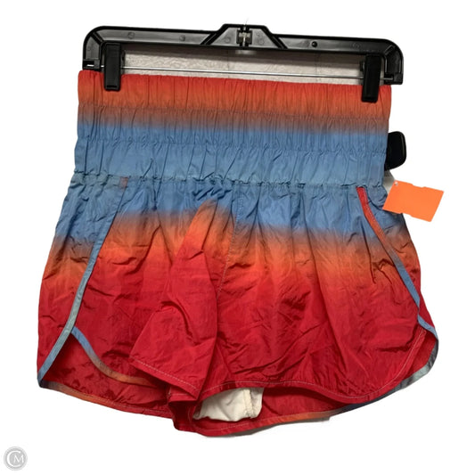 Athletic Shorts By Free People In Blue & Red, Size: M