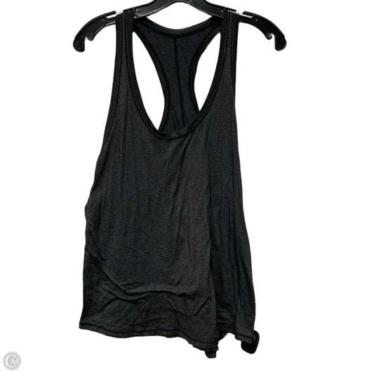 Athletic Tank Top By Lululemon In Grey, Size: M