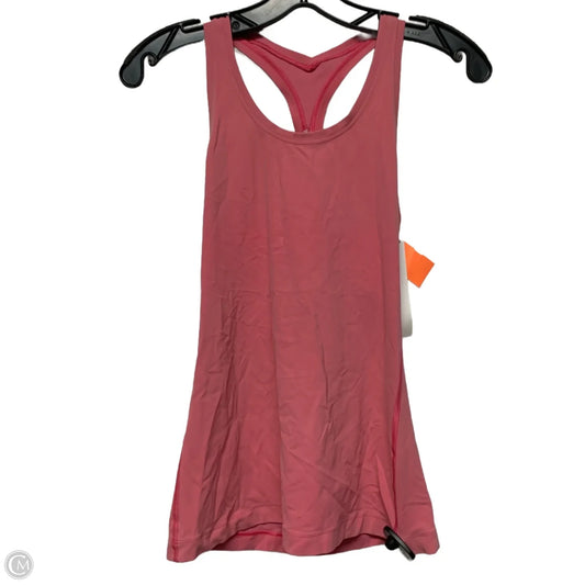 Athletic Tank Top By Lululemon In Pink, Size: M