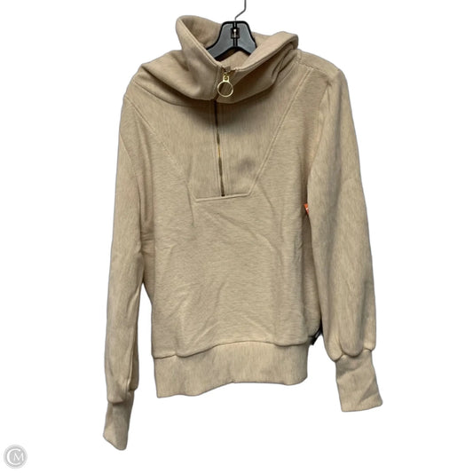 Sweatshirt Collar By Varley In Cream, Size: Xs