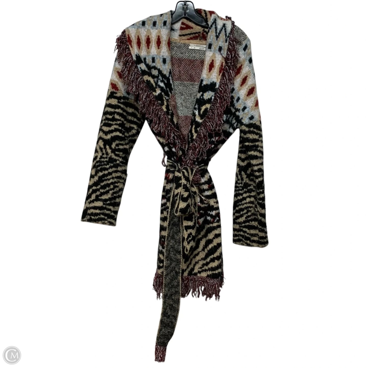 Sweater Cardigan By Anthropologie In Multi-colored, Size: S