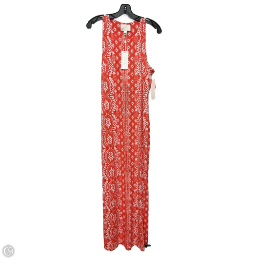 Dress Designer By Lilly Pulitzer In Orange & White, Size: M