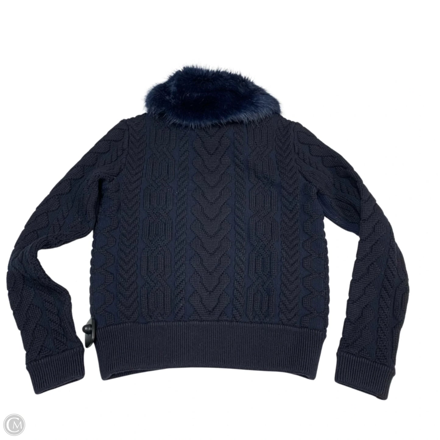 Jacket Designer By Tory Burch In Navy, Size: Xs