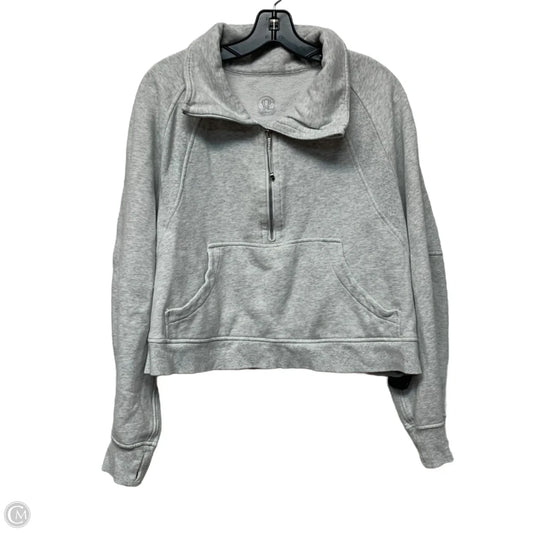 Athletic Sweatshirt Collar By Lululemon In Ivory, Size: Xl