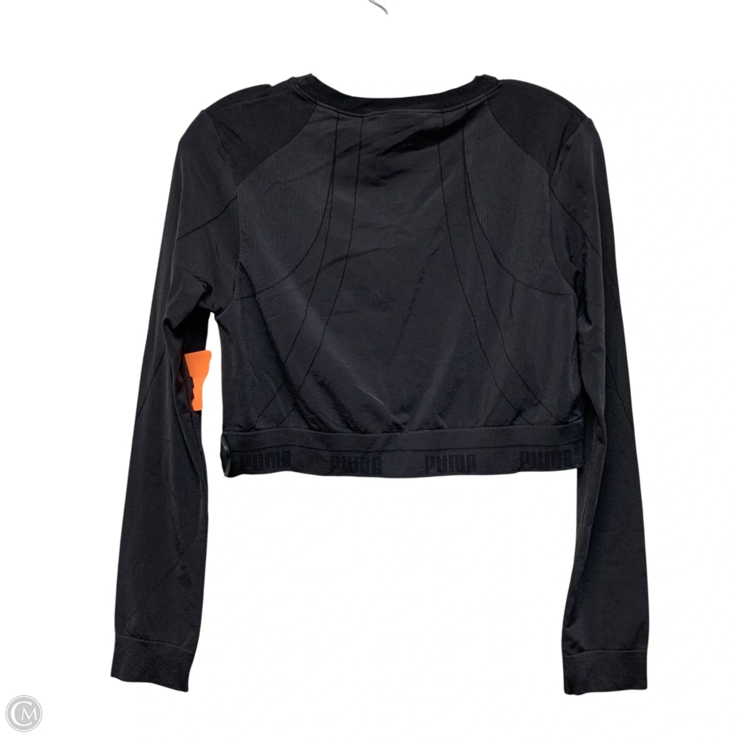 Athletic Top Long Sleeve Crewneck By Puma In Grey, Size: Xl
