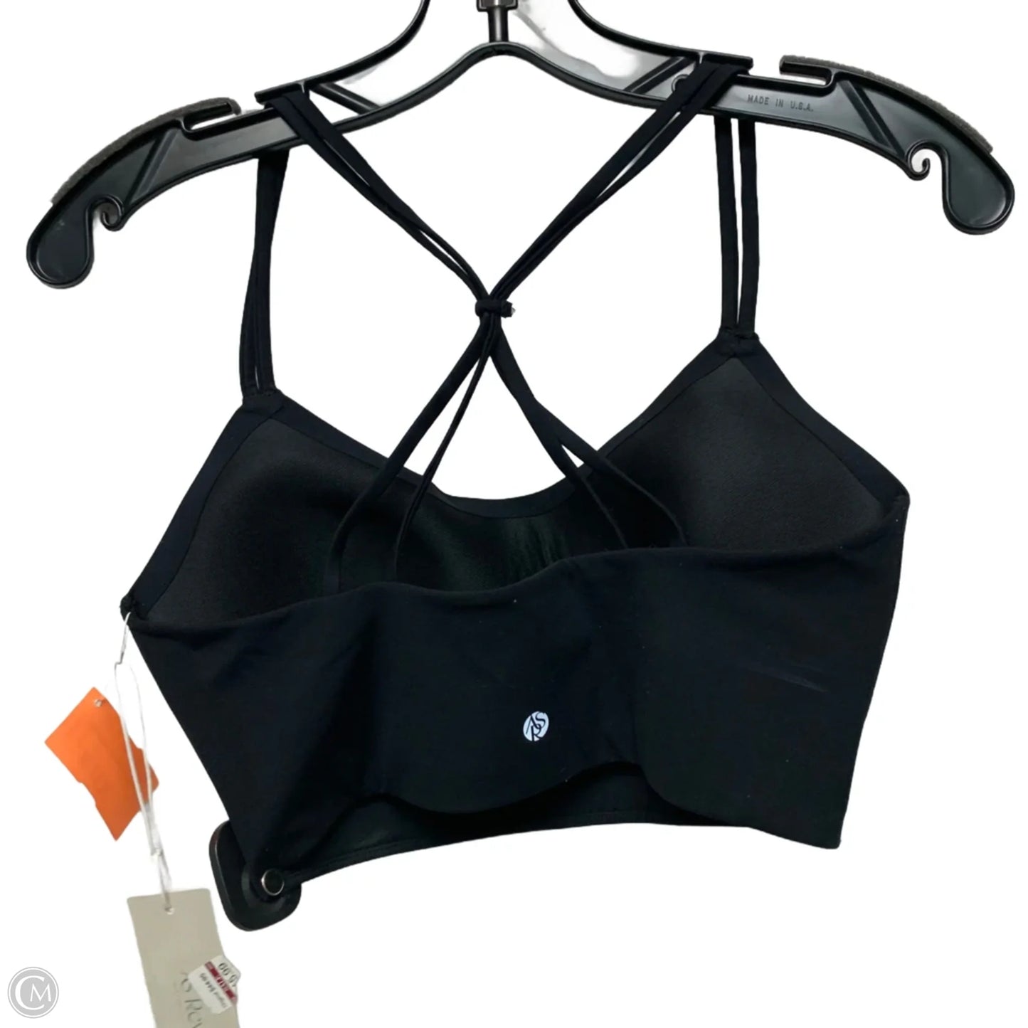 Athletic Bra By As Revival In Black, Size: S