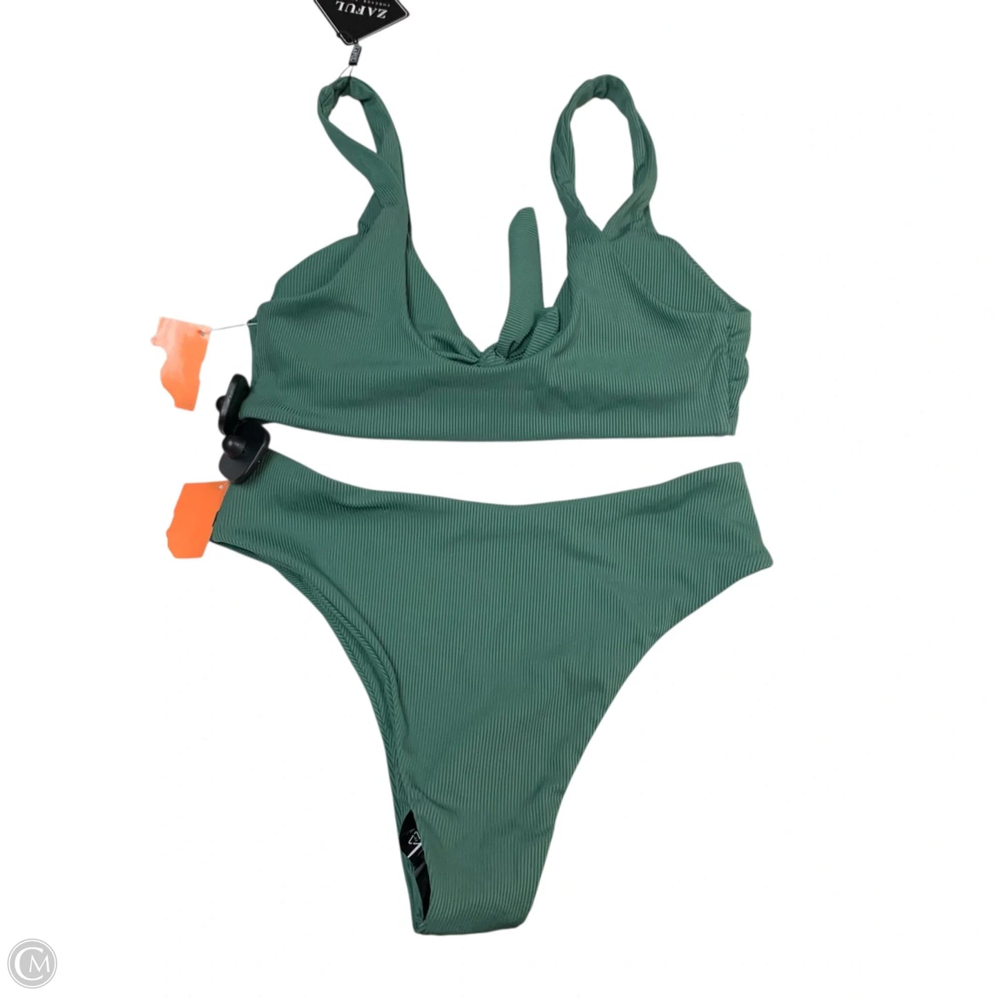 Swimsuit 2pc By Zaful In Green, Size: M