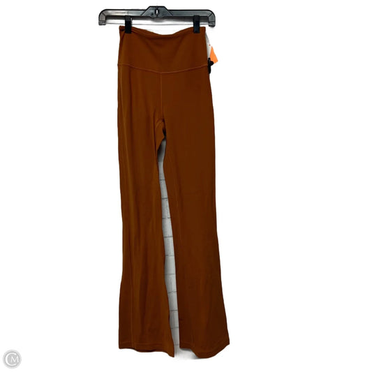 Athletic Leggings By Lululemon In Orange, Size: S