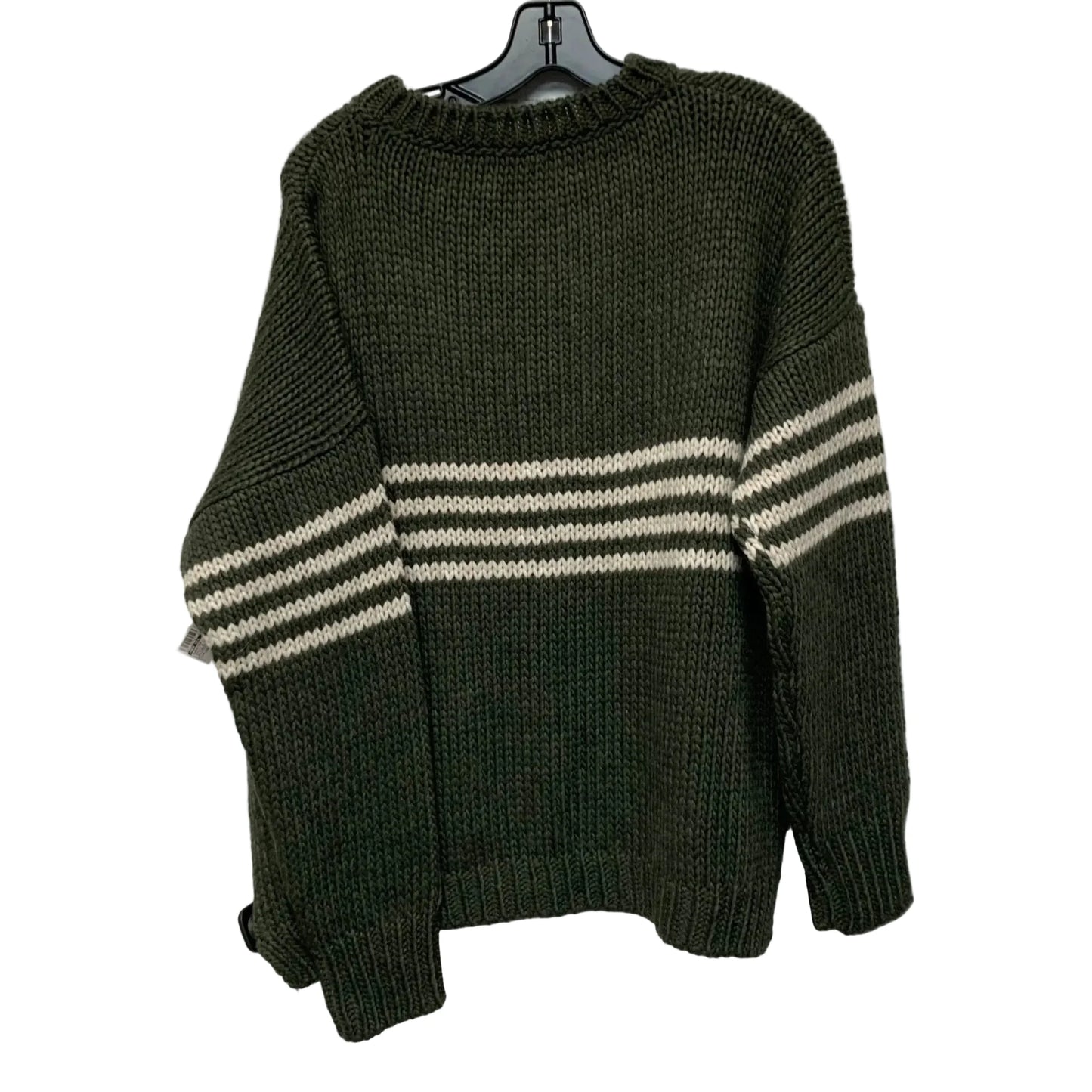 Sweater By Mer Sea In Green & White, Size: Osfm