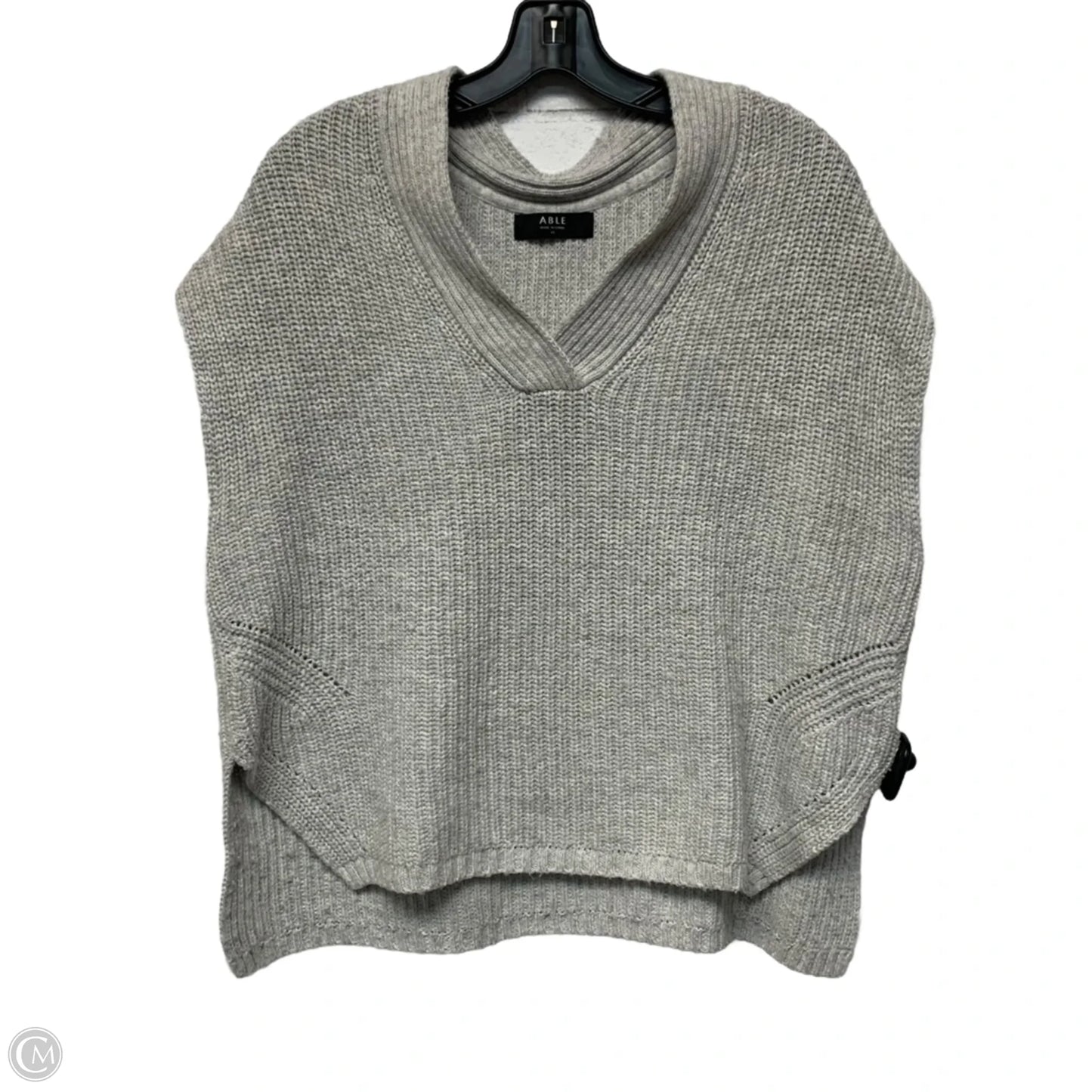 Vest Sweater By Able In Grey, Size: Xs