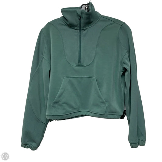 Athletic Sweatshirt Collar By Lululemon In Green, Size: S