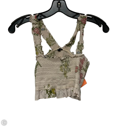 Top Sleeveless By Out From Under In Floral Print, Size: S