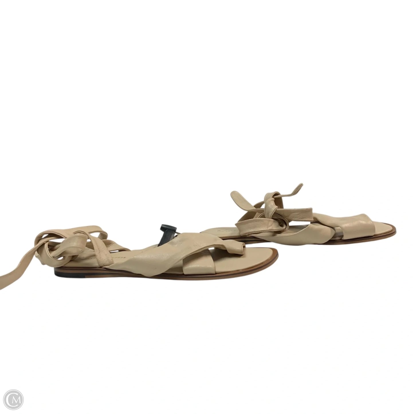 Sandals Flats By Anthropologie In Beige, Size: 8.5