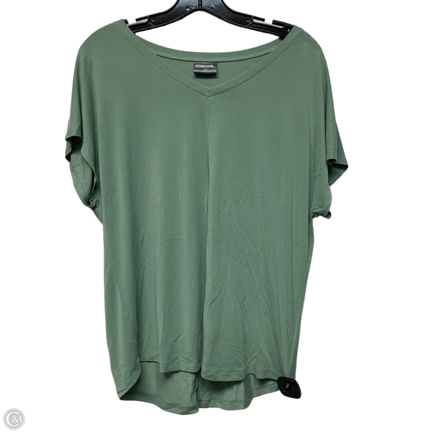 Athletic Top Short Sleeve By 32 Degrees In Green, Size: M