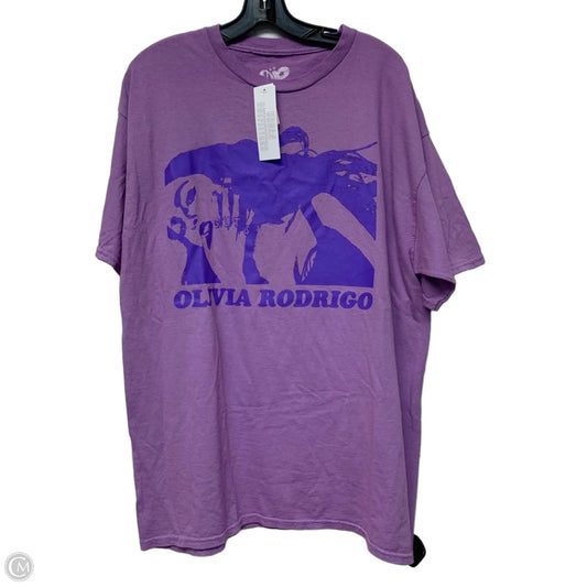 Top Short Sleeve By Urban Outfitters In Purple, Size: S