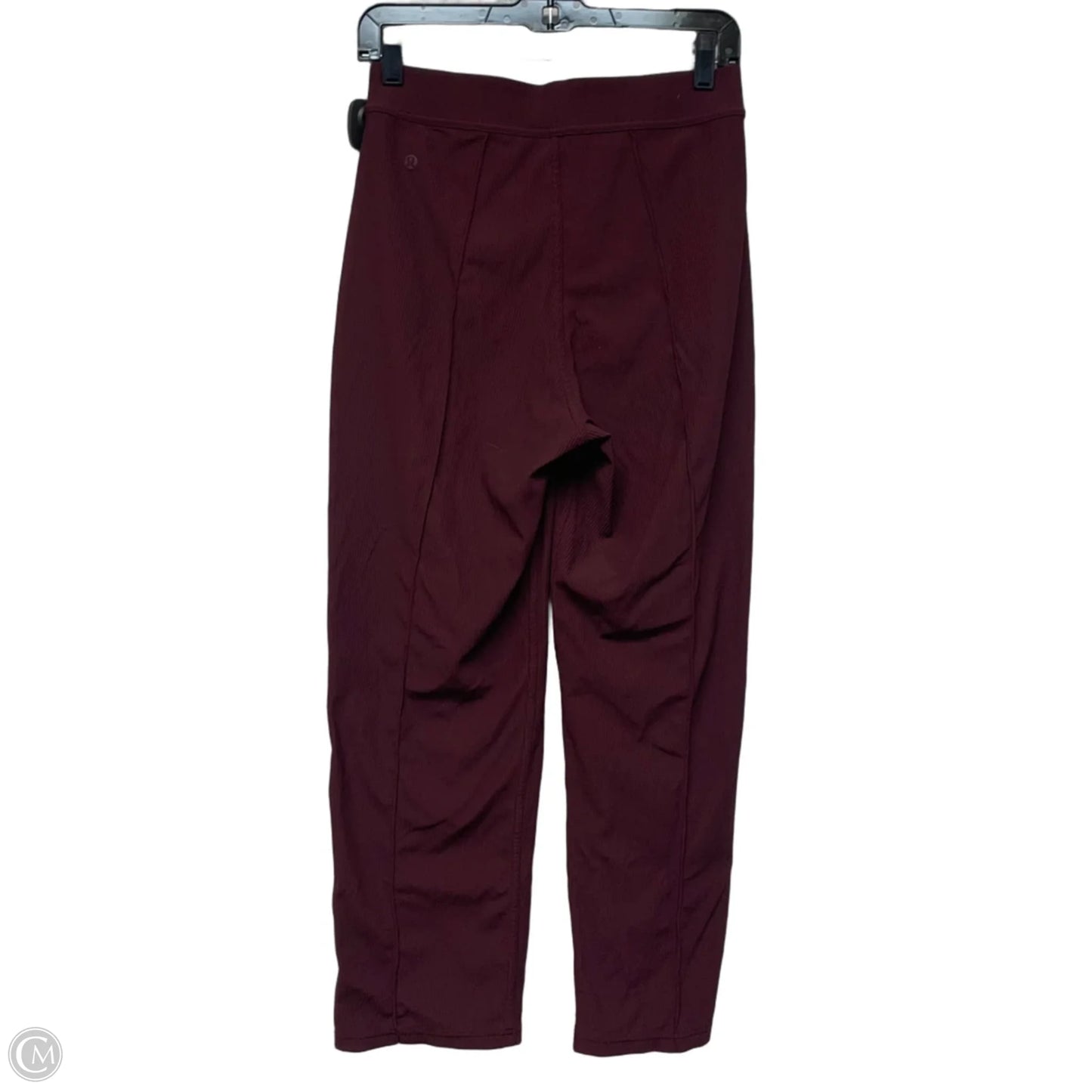 Athletic Pants By Lululemon In Maroon, Size: S