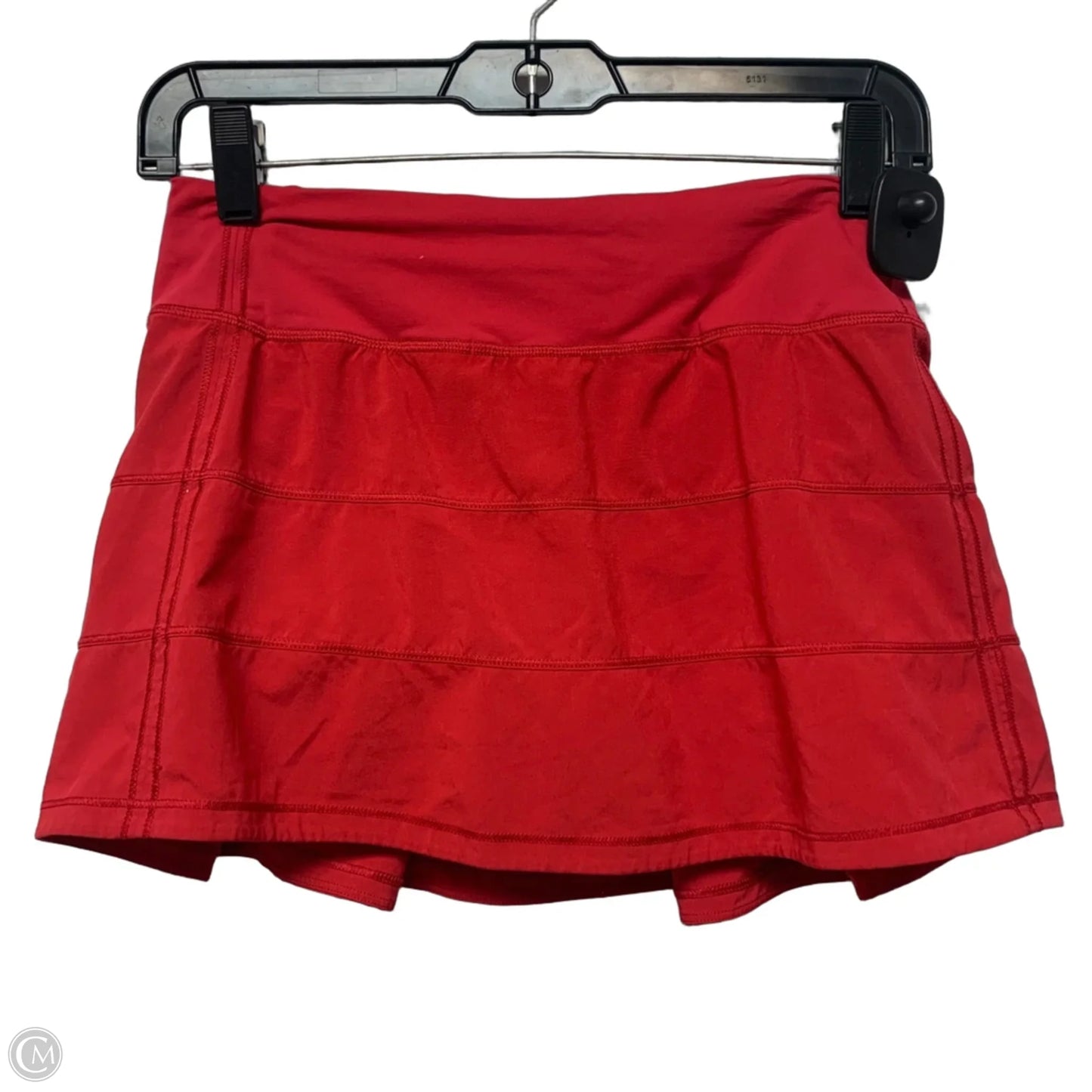 Athletic Skirt By Lululemon In Red, Size: S