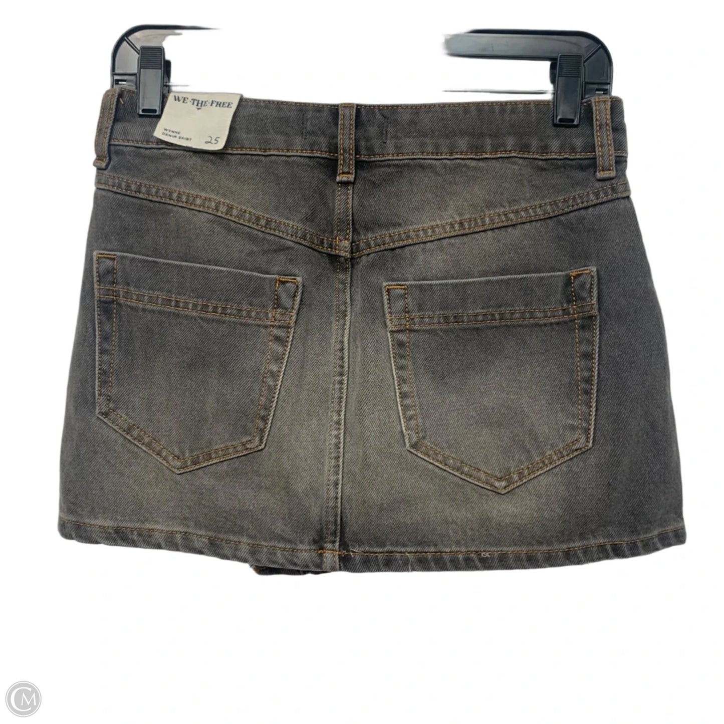 Skirt Mini & Short By We The Free In Grey Denim, Size: 0
