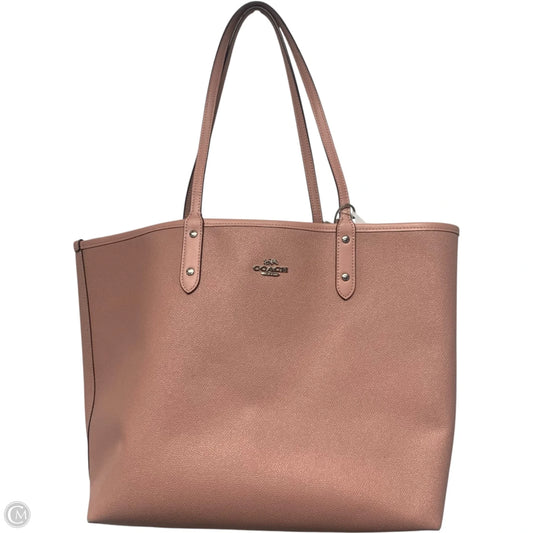 Tote Designer By Coach, Size: Large